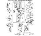 Craftsman 917255561 carburetor and air cleaner assembly diagram