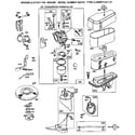 Briggs & Stratton 283707-0217-01 carburetor and air cleaner assembly diagram