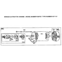 Briggs & Stratton 283707-0217-01 motor and drive assembly diagram