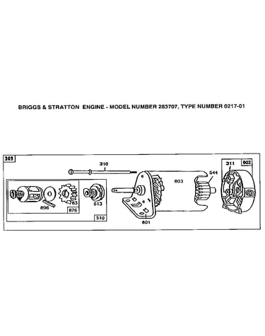 Motor and drive assembly