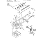 Roadmaster 9562SR frame and walking belt assembly diagram