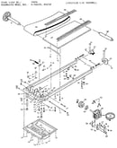 Frame and walking belt assembly