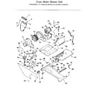 Kenmore 41799195810 dryer, motor, blower, belt diagram