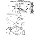 Kenmore 11081878320 machine diagram