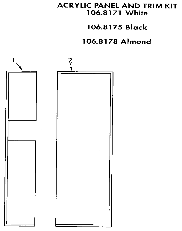 Replacement parts