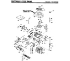 Craftsman 143424342 4-cycle engine diagram