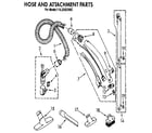 Kenmore 1163265290C hose and attachment diagram