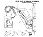 Kenmore 1163269290C hose and attachment diagram