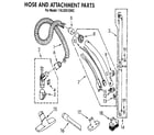 Kenmore 1163261290C hose and attachment diagram