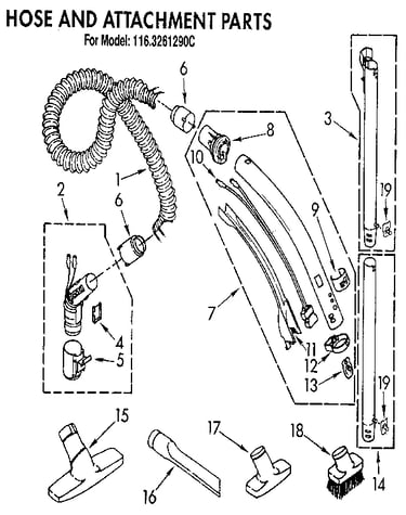 Hose and attachment