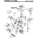 Craftsman 143424322 4-cycle engine diagram