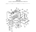 Kenmore 7917899012 upper oven diagram