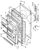Refrigerator door