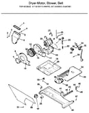 Dryer-motor and blower