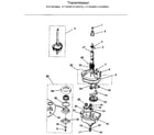 Kenmore 41799180110 gearcase/transmission diagram