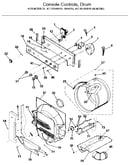 Console controls, drum
