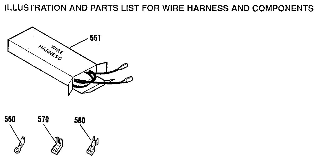 Wire harness and components