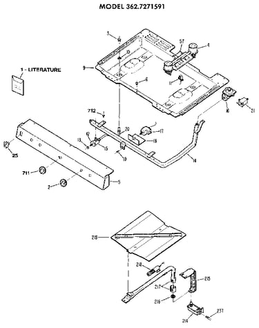 Burner section