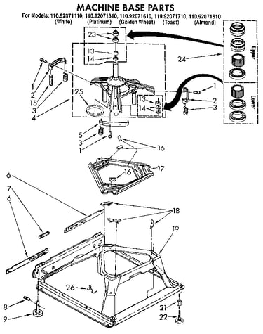 Machine base