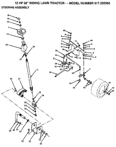 Steering assembly