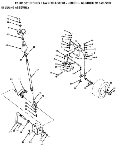 Steering assembly