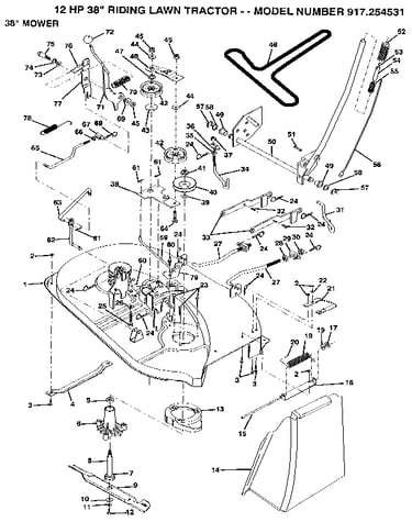 38" mower