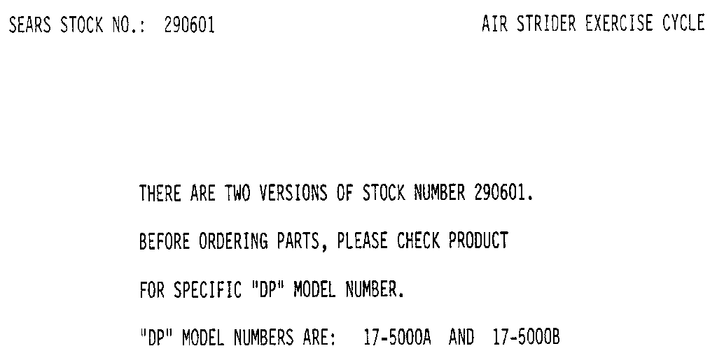 Model notes