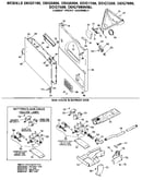 Cabinet front and burner
