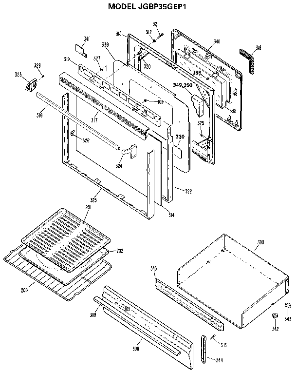 Door and drawer