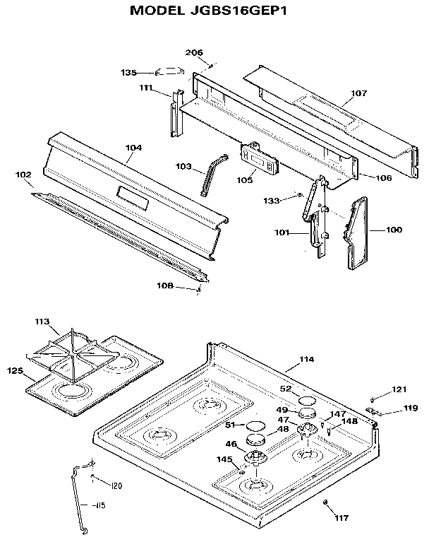 CONTROL PANEL AND COOKTOP