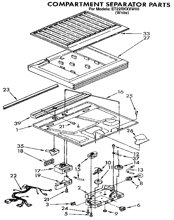 Compartment separator