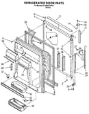 Refrigerator door