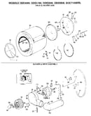 Drum/heater/blower and drive