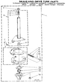 Brake and drive tube