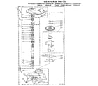 Whirlpool LA9800XTF1 gearcase diagram