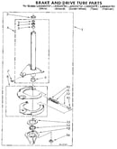 Brake and drive tube