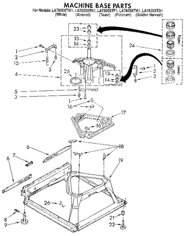 Machine base