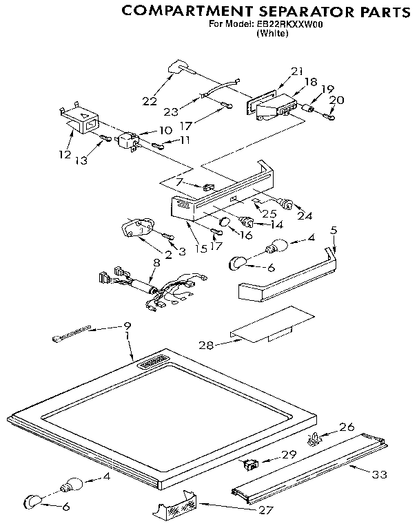 Compartment separator