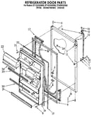 Refrigerator door