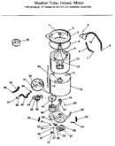 Washer-tubs, hoses, motor