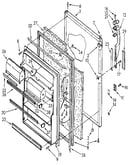 Refrigerator door