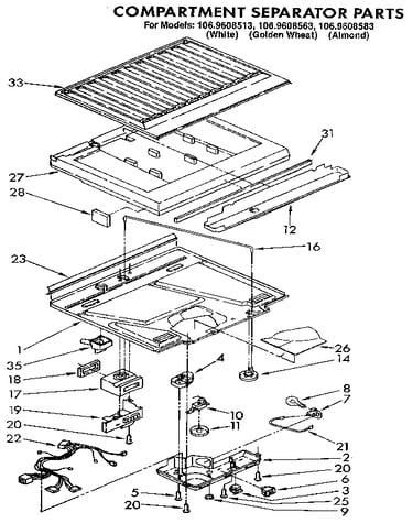 Compartment separator