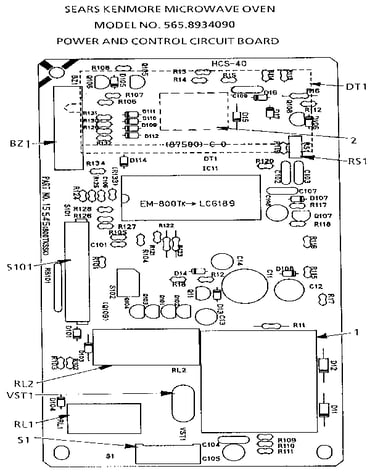 Power and control circuit board