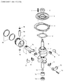 Crankshaft and piston