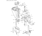 Craftsman 225581494 motor leg and swivel bracket diagram