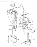 Motor leg and swivel bracket