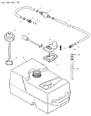 Fuel tank and line
