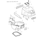 Craftsman 225581984 engine cover and support plate diagram