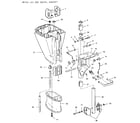 Craftsman 225581984 motor leg and swivel bracket diagram