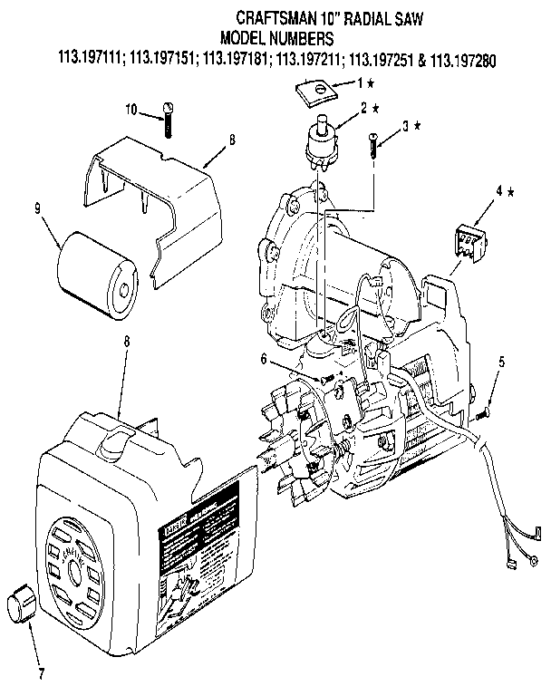 FIGURE 6 - MOTOR ASSEMBLY